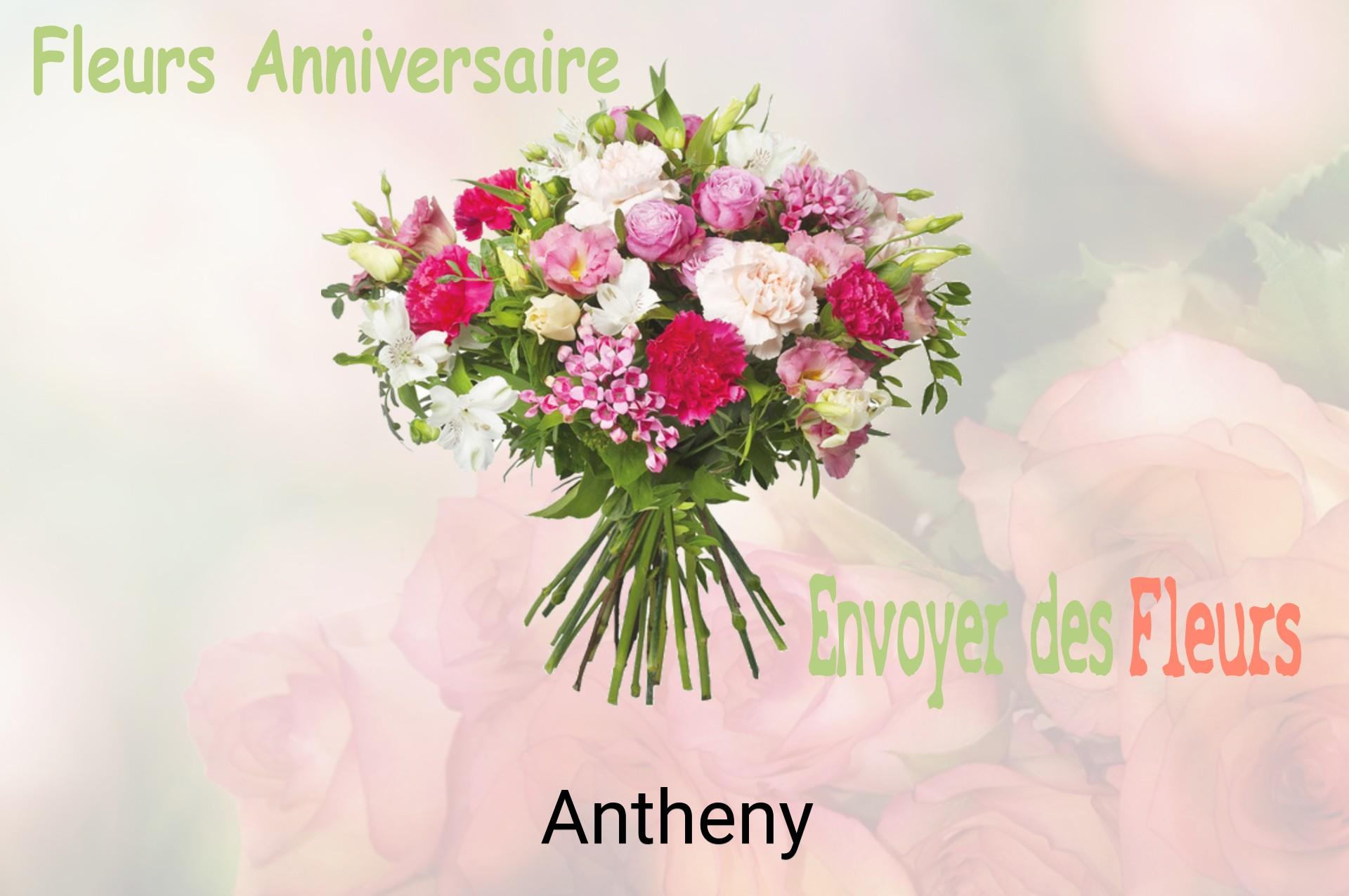 Bouquet de fleurs d’anniversaire livré à Antheny