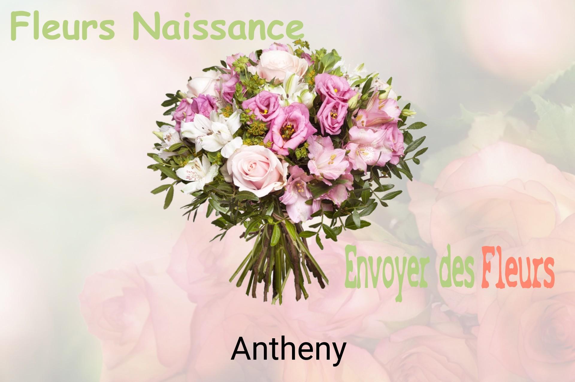Bouquet de fleurs de naissance livré à Antheny